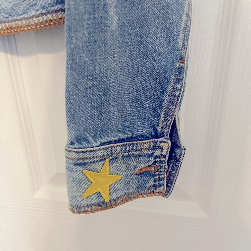 *VINTAGE* DENIM JACKET w/RHINESTONES, PATCHES & EMBROIDERY🤩 - Picture 11 of 11